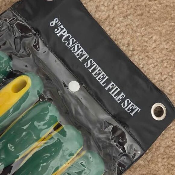 Metal File Set, 5-Piece, 8-inch - Picture 4 of 5